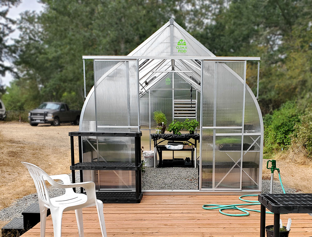 Climapod Virtue Greenhouse Strong Polycarbonate Greenhouse Kit