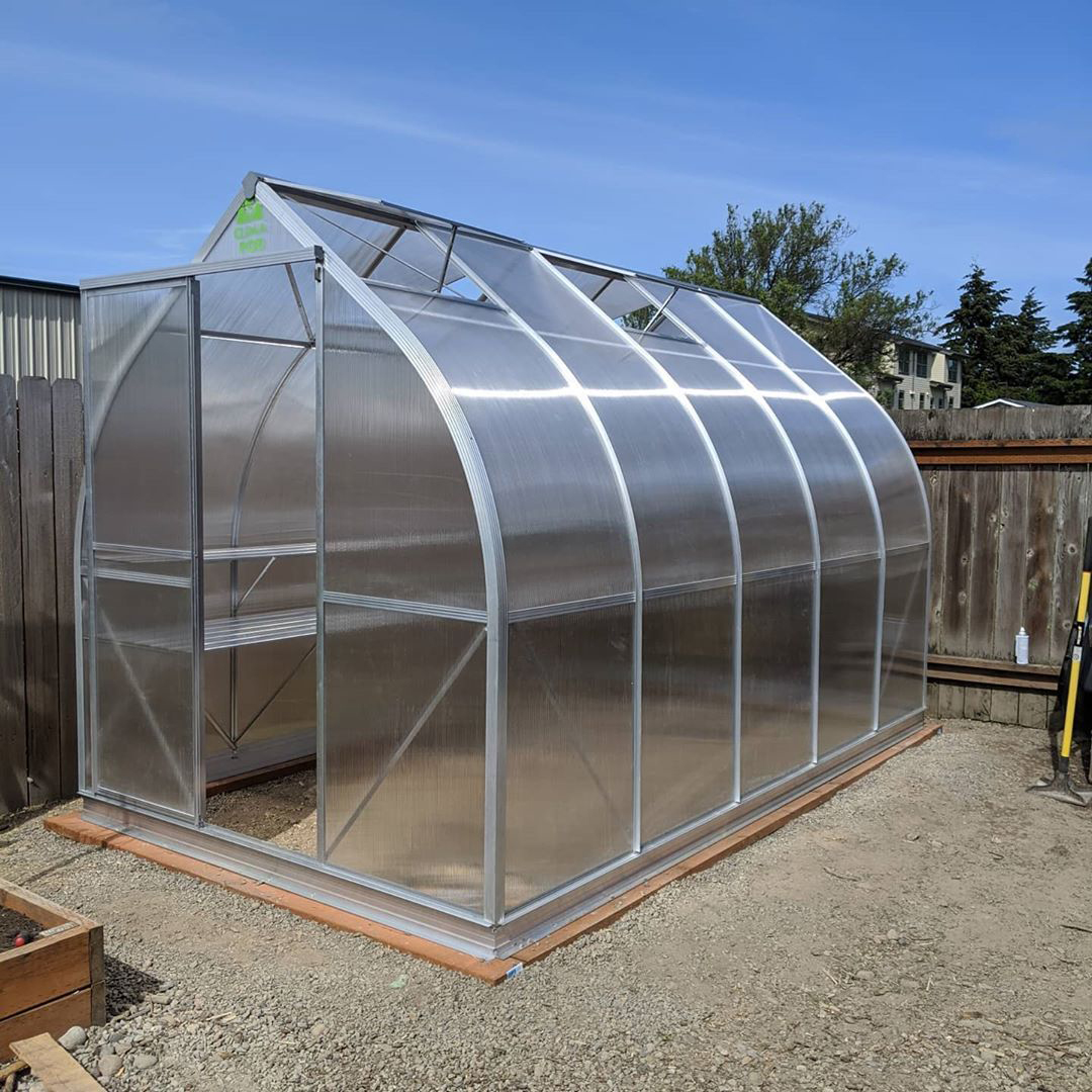 Climapod Spirit: High-Quality Polycarbonate Greenhouse Aluminum