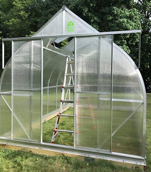 Extra Sliding Doors for ClimaPod Virtue Series Greenhouses