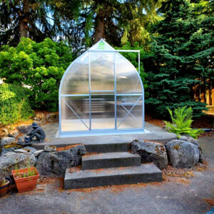 Climapod Spirit 7x7 Greenhouse 6mm polycarbonate Front customer photo 2023