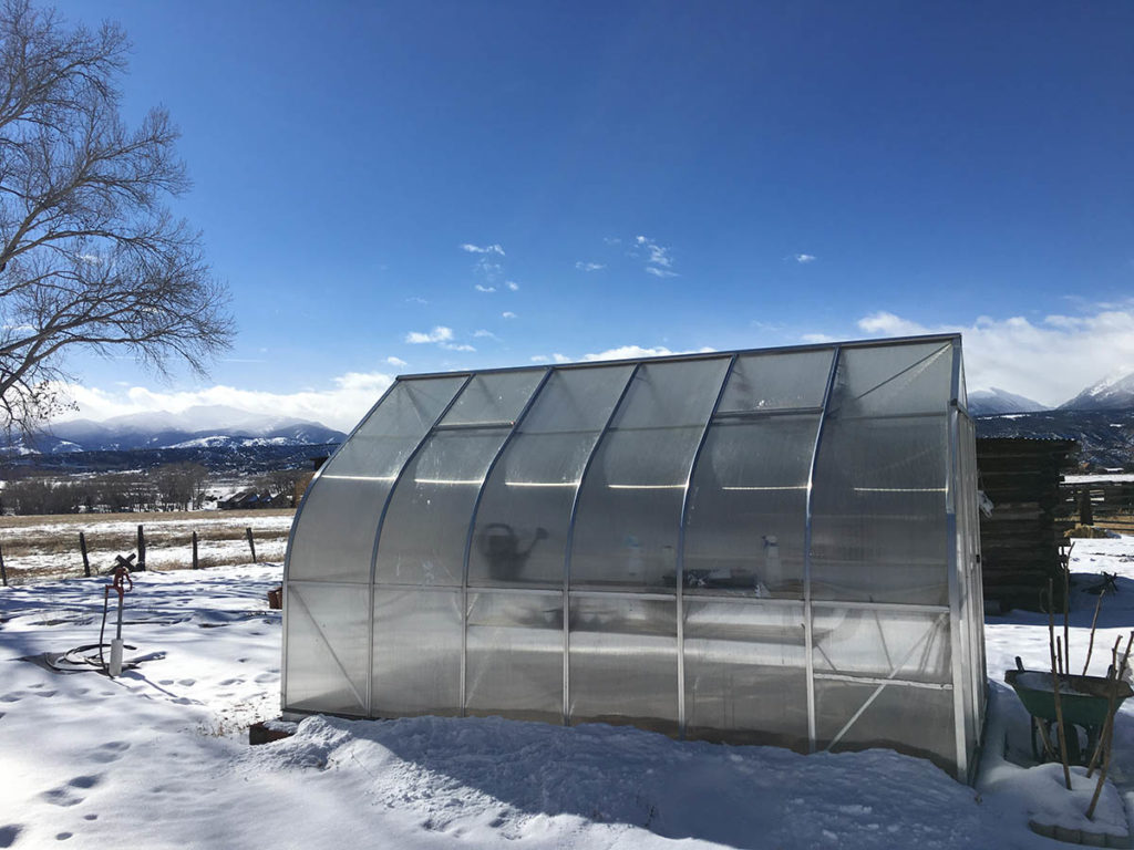 climapod passion 9x14 winter greenhouse 2019