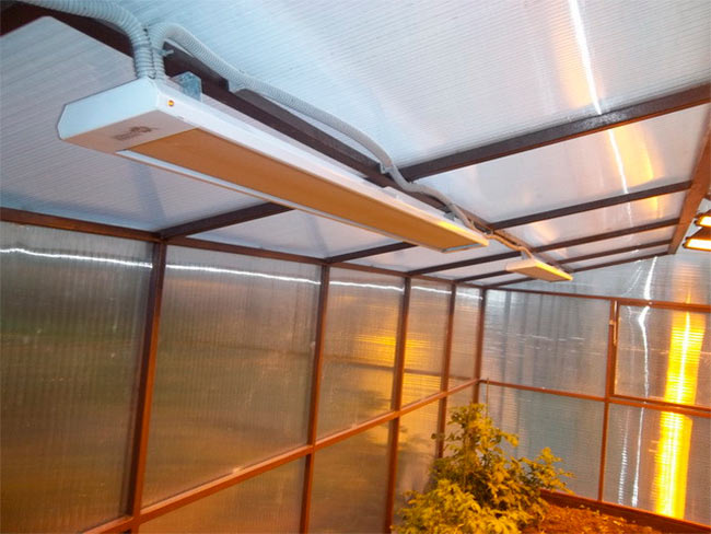 infrared greenhouse heating