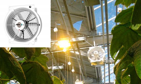 winter greenhouse ventilation fan