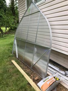 R Climapod customer Virtue 9x14 greenhouse kit review 07