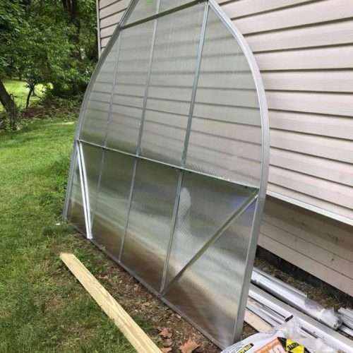 R Climapod customer Virtue 9x14 greenhouse kit review 07