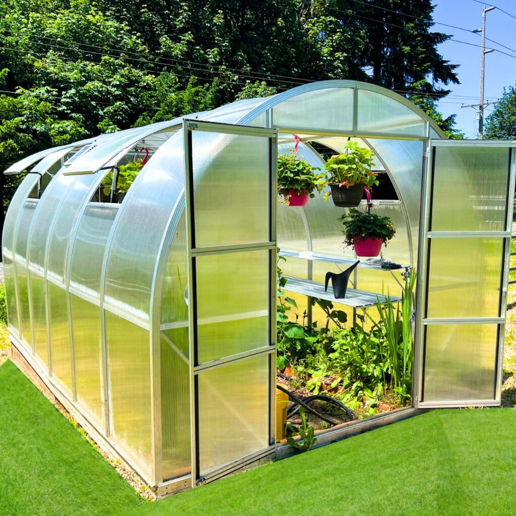 Arched greenhouse 9 x 14 Climapod