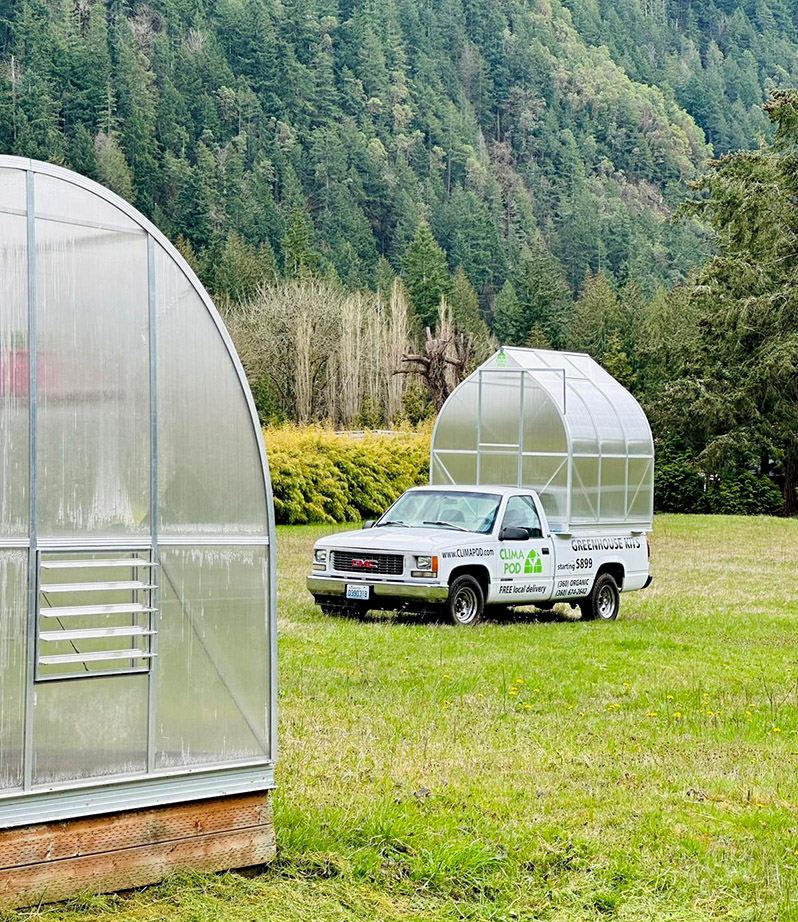 Moving Climapod Spirit 7x7 greenhouse