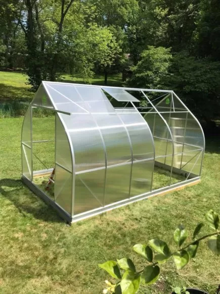R Climapod customer Virtue 9x14 greenhouse kit review 03