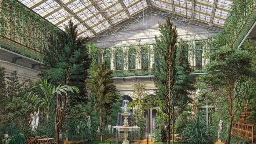 The beauty of the winter gardens of ancient Rome
