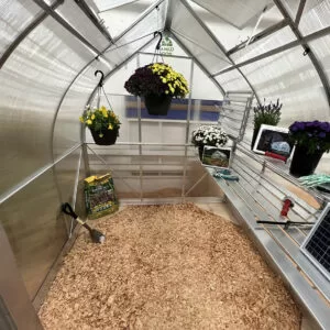 ClimaPod Spirit 7x7 Greenhouse Kit Interior